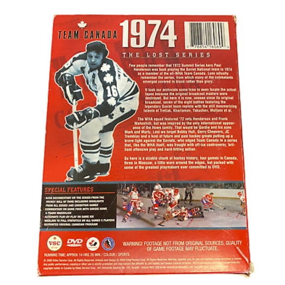 Team🍁Canada 1974 THE LOST SERIES (WHA only) vs the Soviet Union U.S.S.R. - Picture 2 of 15